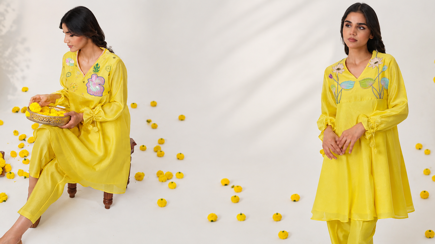 Every Festive Kurta Set That Starts at the Embroidery Frame